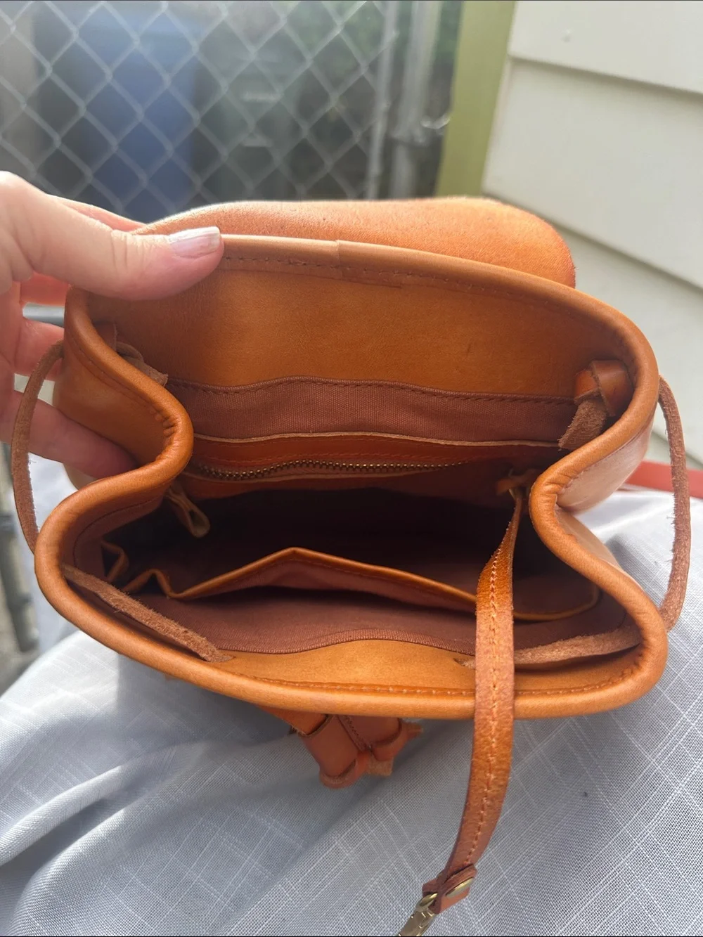 Old Trend Tan Leather Backpack - Classic Women's Backpack
